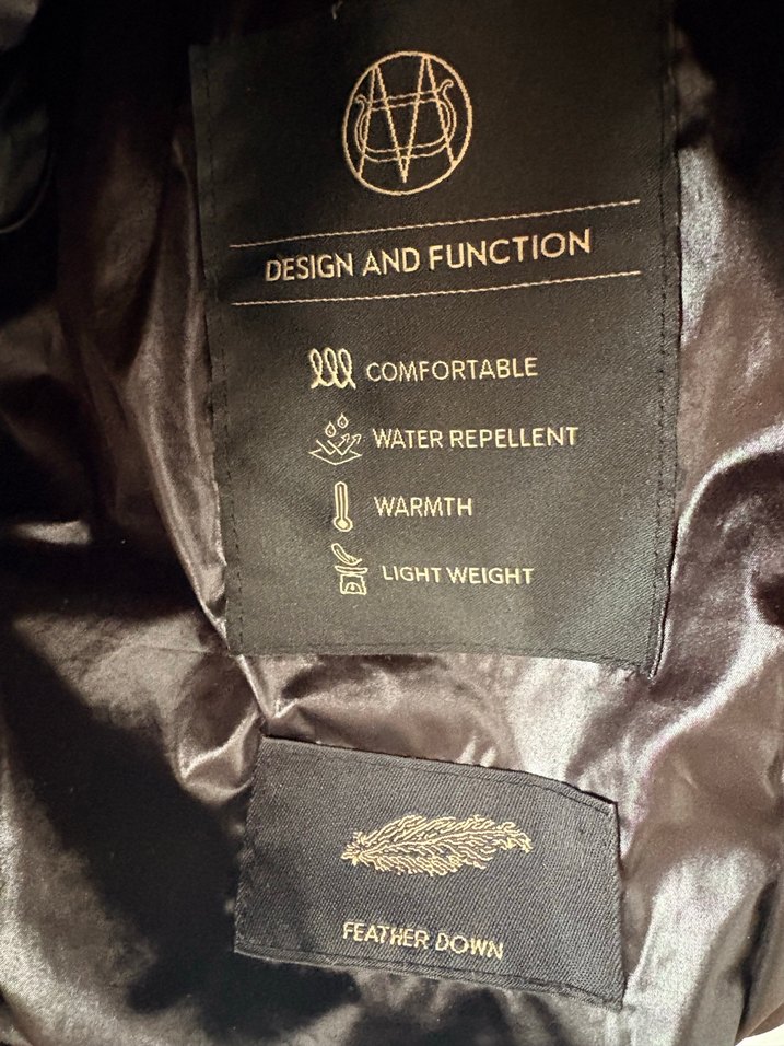 Siyah Fermuarlı Kadın Kışlık Kuş Tüyü Mont - Görsel 5