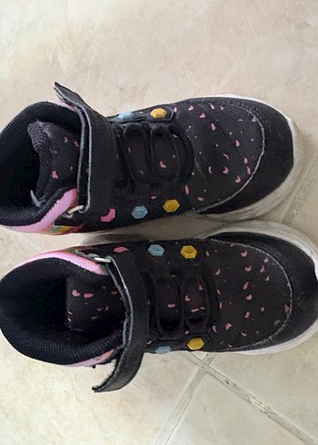 Kız Çocuk Renkli Cırtlı Kauçuk Bot - Görsel 3