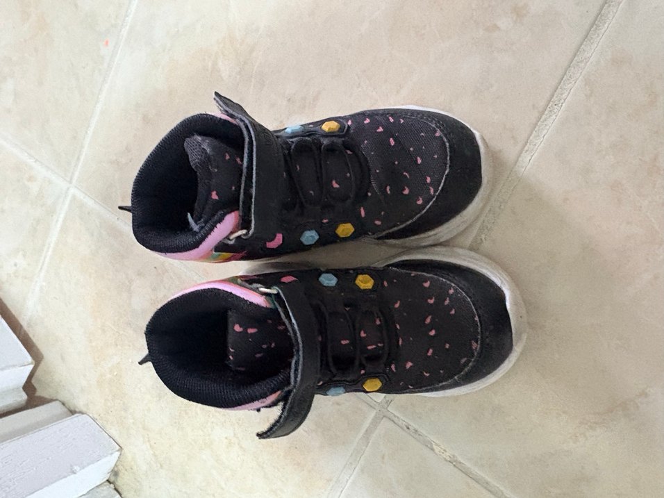 Kız Çocuk Renkli Cırtlı Kauçuk Bot - Görsel 3