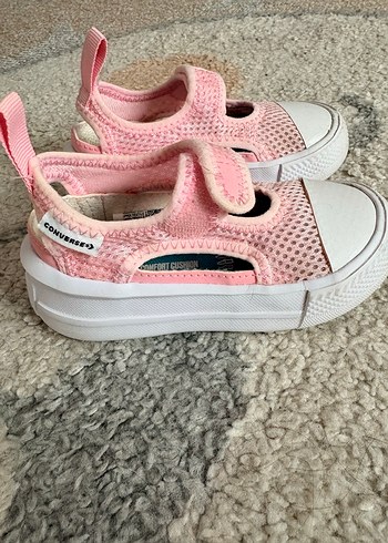 Kızlar için Pembe Cırt Cırtlı Spor Ayakkabı - Görsel 3