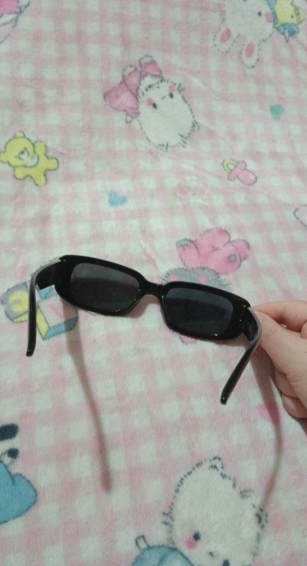 Siyah Retro Kadın Güneş Gözlüğü - Görsel 3