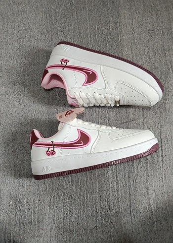 Bordo Air Force Kirazlı Spor Ayakkabı