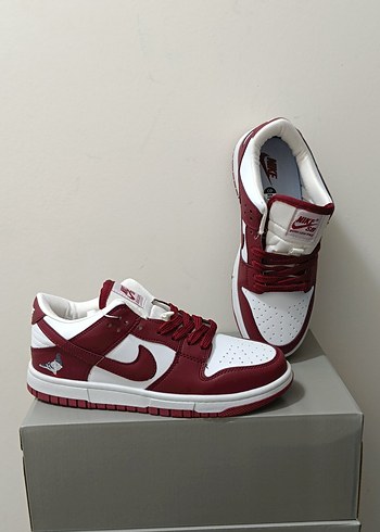 38 Beden bordo Renk Dunk Low Bordo Spor Ayakkabı