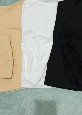 Düz Beyaz atlet kilot takım - Görsel 2