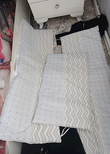 i Desenli Çocuk Uyku Seti beşik kenar koruması - Görsel 3