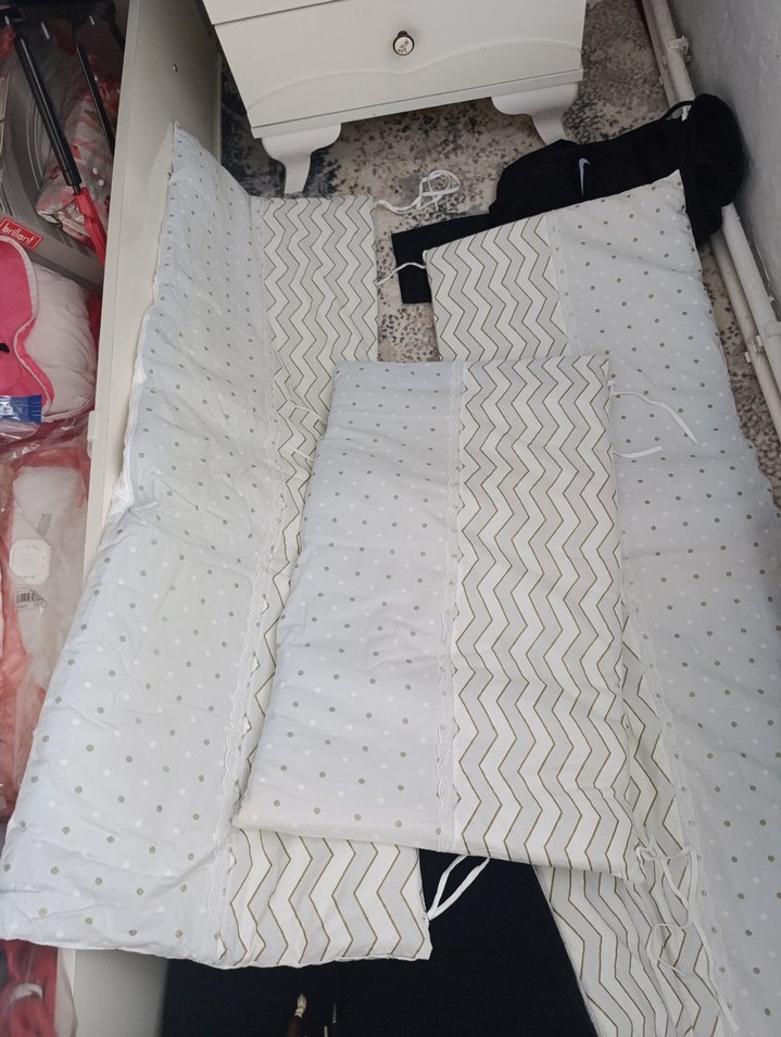 i Desenli Çocuk Uyku Seti beşik kenar koruması - Görsel 3