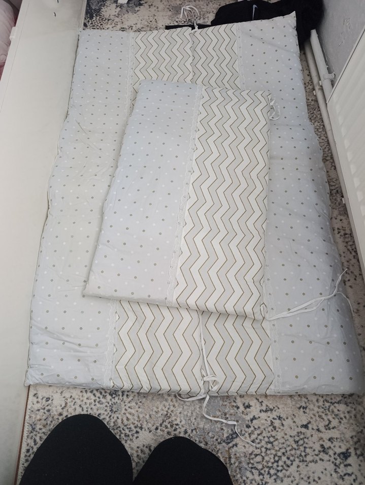 i Desenli Çocuk Uyku Seti beşik kenar koruması - Görsel 2