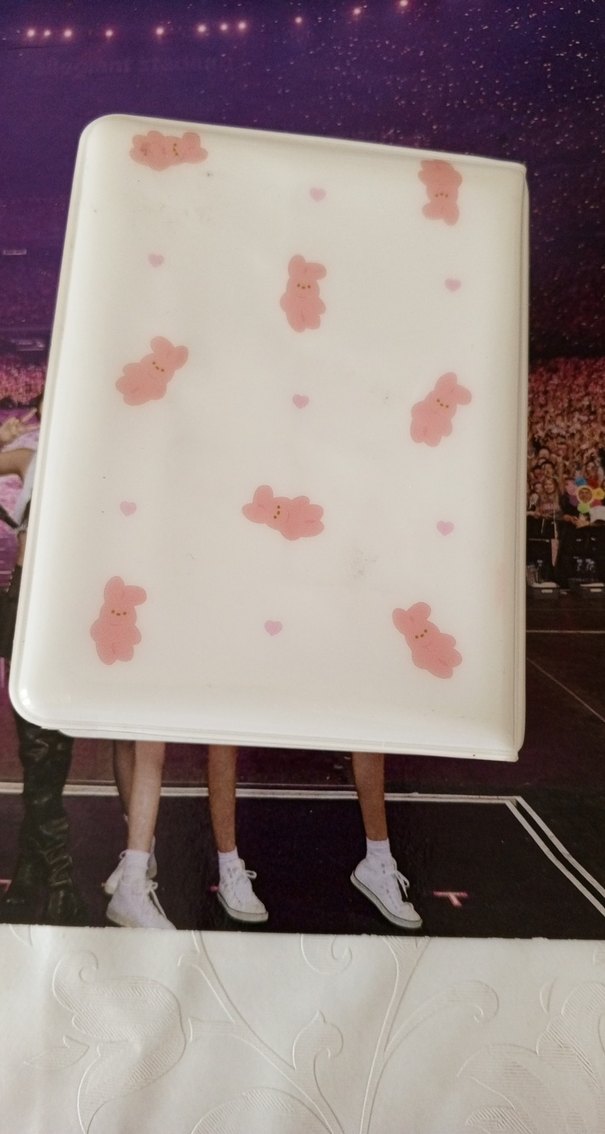 pembe tavşanlı binder albüm - Görsel 3