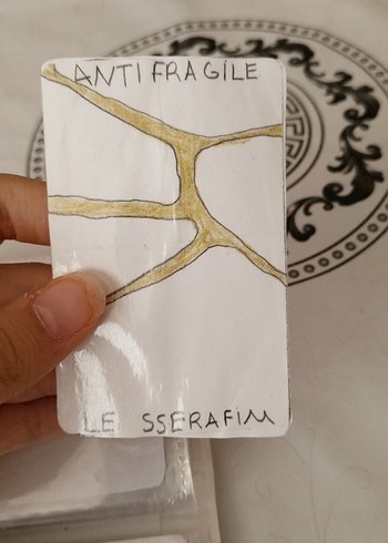 chaewon pc photocard fotokart - Görsel 2