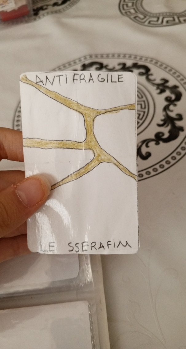 chaewon pc photocard fotokart - Görsel 2