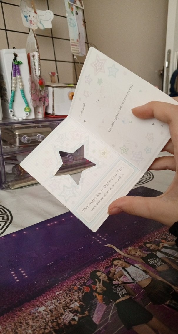 1 adet pc photocard fotokart koymak için mukavva kağıt tatlı - Görsel 2