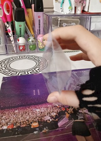 Beden Renk şeffaf kpop sleeve 5 adet