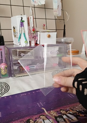 şeffaf kpop sleeve popcorn 2 adet