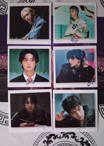 stray kids imzalı polo kart arkalı önlü