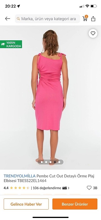 Trendyol & Milla Cut out detaylı milla elbise