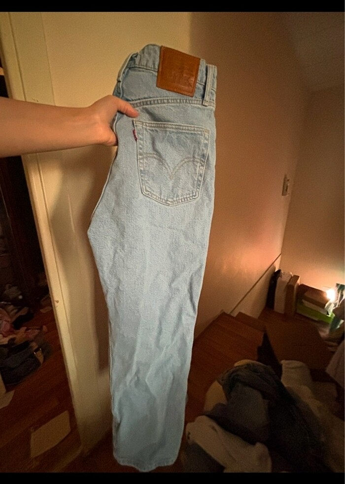 LEVİS Ribcage Full Lenght Kadın Jean Pantolon Samba Night - Görsel 5