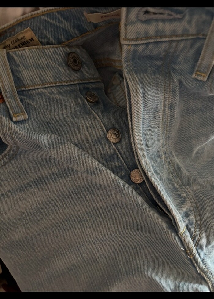 LEVİS Ribcage Full Lenght Kadın Jean Pantolon Samba Night - Görsel 4