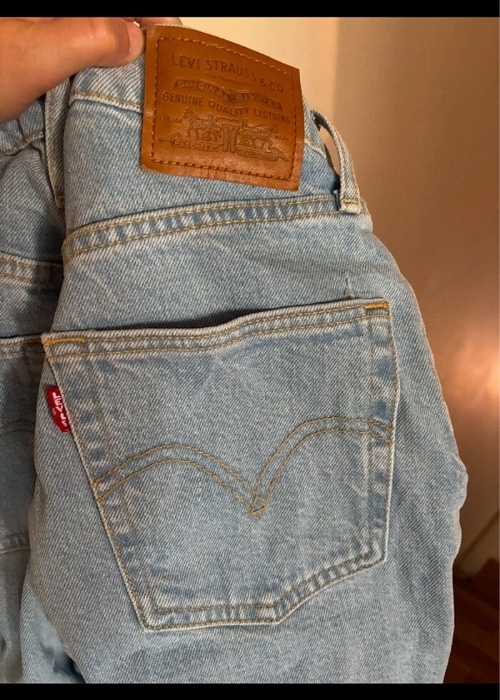 LEVİS Ribcage Full Lenght Kadın Jean Pantolon Samba Night - Görsel 3