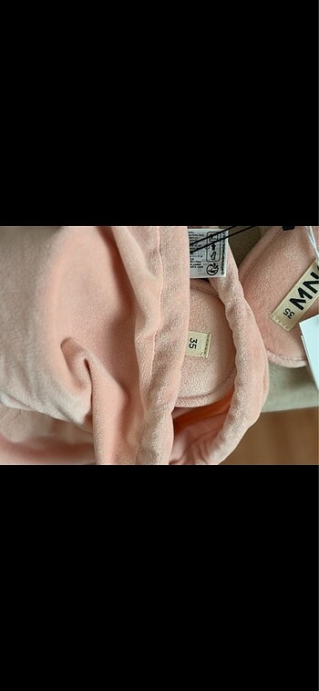 Mango Kids Mango Pembe Çantalı Ev Terliği