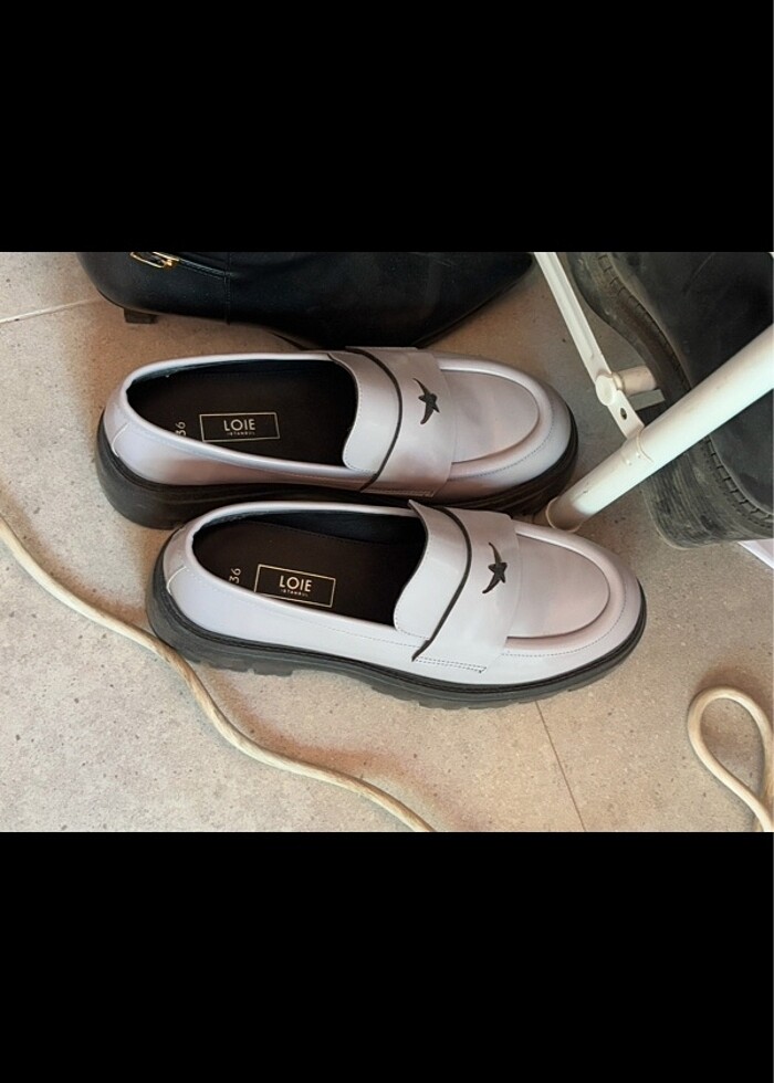 Loie Hakiki Deri Lila Loafer Ayakkabı - Görsel 2