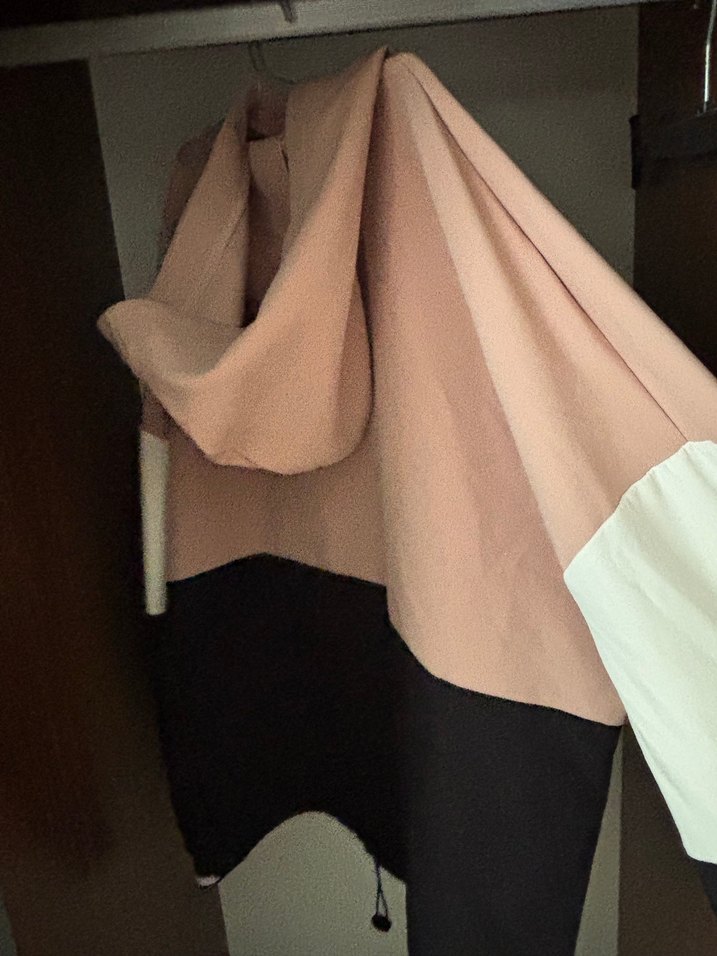 Zara Bej Renkli Midi  Ceket Sweatshirt - Görsel 2