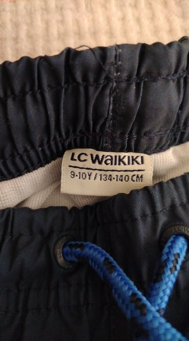 Erkek Çocuk Lacivert Çizgili Deniz Şortu - Görsel 5