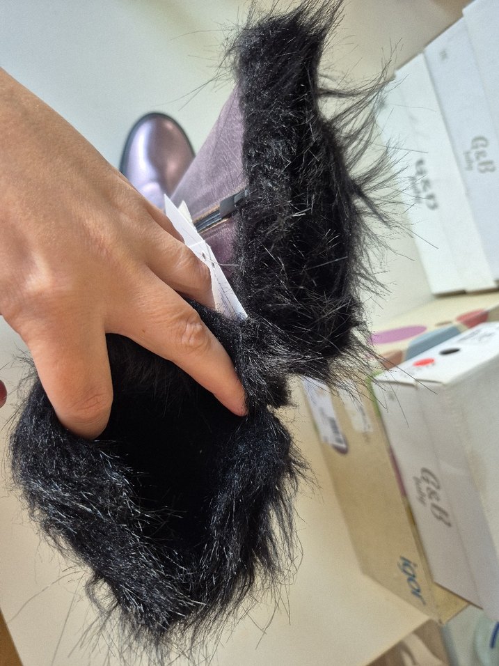 B&G Kızlar için Kürklü Deri Mor Bot - Görsel 5