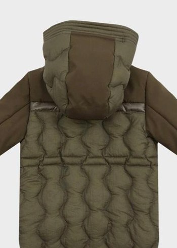 B&G Erkek Çocuk Kamuflaj Desenli Düğmeli Mont - Görsel 2