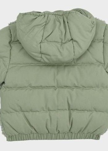 Kız Çocuk Kapüşonlu Kürklü Ceket GB baby B&G store - Görsel 3