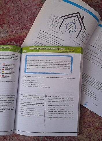 2 adet test kitabı 8.sınıf