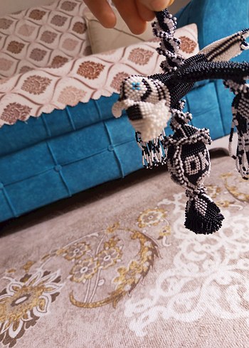 El Yapımı Boncuklu kuş süsü - Görsel 2