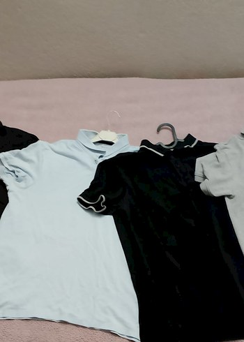 Gri Erkek-kadın Keten Polo Tişört(m-l) - Görsel 5