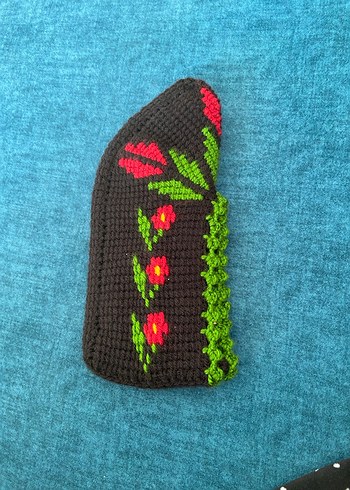 Tunus işi çeyizlik patik - Görsel 2