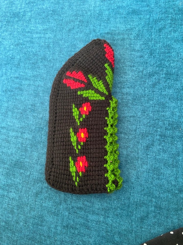 Tunus işi çeyizlik patik - Görsel 2