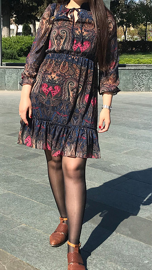 Şifon elbise 