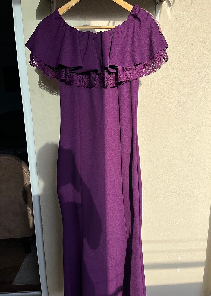 Mor elbise - Görsel 4