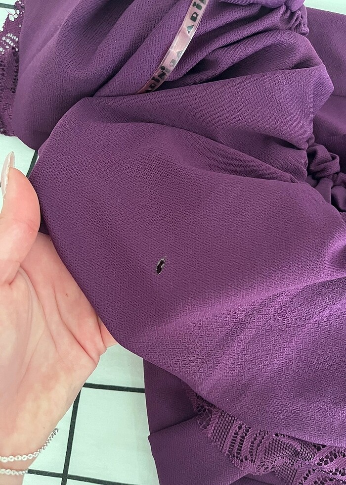 Mor elbise - Görsel 5