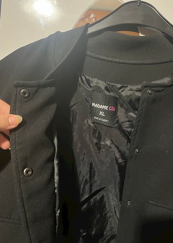 xl Beden Siyah Oversize Streetwear Ceket