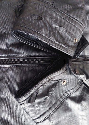 DeFacto, Biker Tarzı Suni Deri Mont - Görsel 8