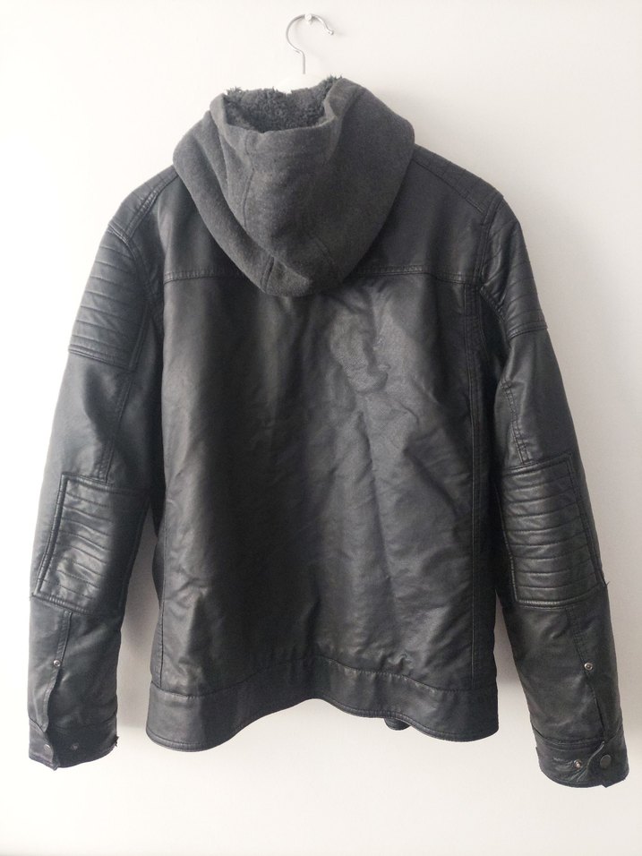 DeFacto, Biker Tarzı Suni Deri Mont - Görsel 3