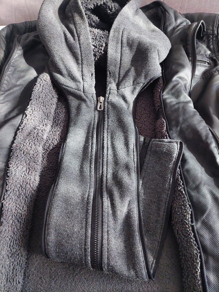 DeFacto, Biker Tarzı Suni Deri Mont - Görsel 4
