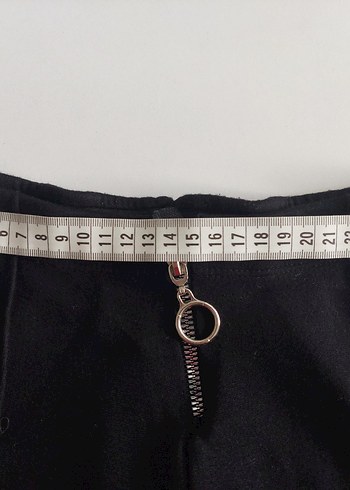 Siyah Fermuarlı Tayt 15 Yaş - Görsel 4