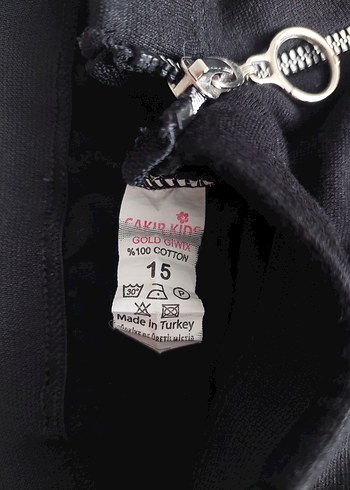 Siyah Fermuarlı Tayt 15 Yaş - Görsel 3