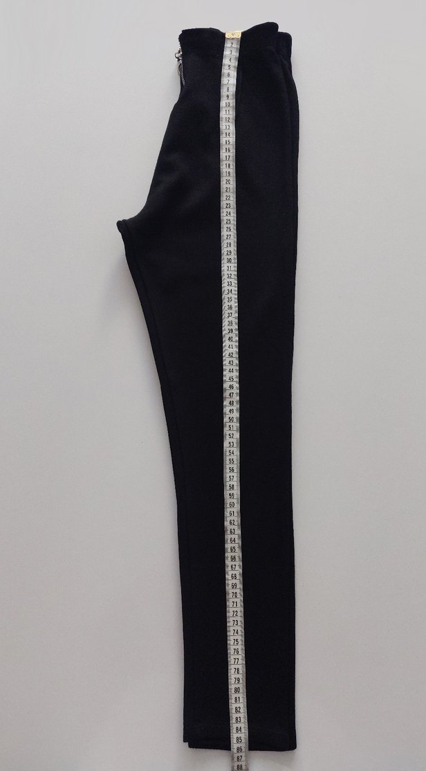 Siyah Fermuarlı Tayt 15 Yaş - Görsel 5