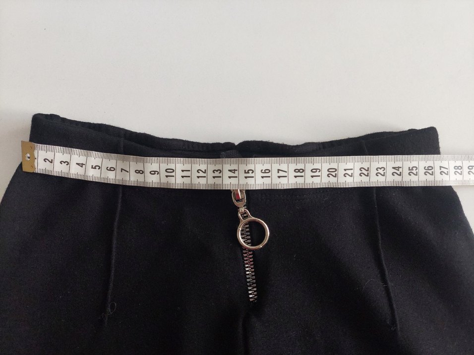 Siyah Fermuarlı Tayt 15 Yaş - Görsel 4