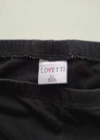 Lovetti Fiyonk Detaylı Siyah Tayt 12 Yaş - Görsel 4