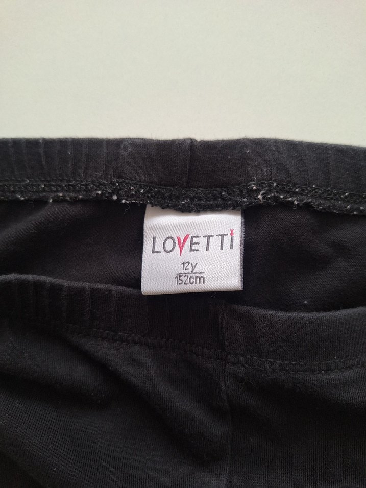 Lovetti Fiyonk Detaylı Siyah Tayt 12 Yaş - Görsel 4