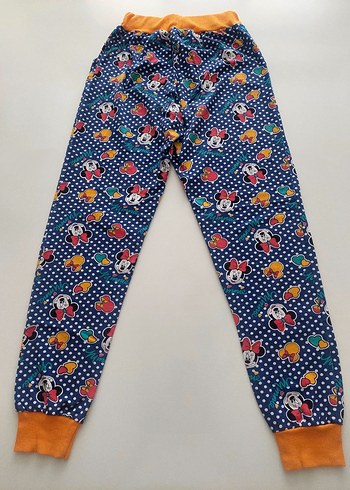 Minnie Mouse Desenli Pamuklu Eşofman XL - Görsel 2