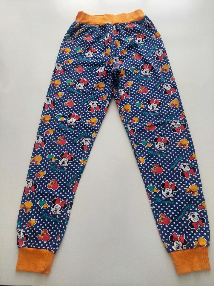 Minnie Mouse Desenli Pamuklu Eşofman XL - Görsel 3