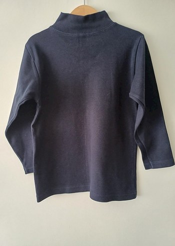 Lacivert Yarım Balıkçı Yaka Body 9 Yaş - Görsel 2